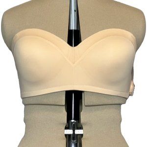 LIVELY WIRELESS STRAPLESS BRA, TOASTED ALMOND (38D) NWT